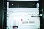 Front view of SecureVu Novex with digital switching unit and hub